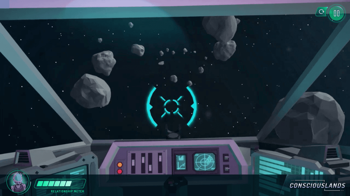 Consciouslands está pensado para ser experimental, lúdico y entretenido.