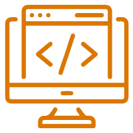 Monitor con corchetes de código